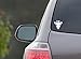 April The Giraffe Car Decal White