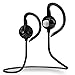 Maxbo Wireless Bluetooth Headset Light Weight Earphone for Sports with Built-in Mic Hands Free Calls Ergonomic Design Earhook Earbuds Bass for iPhone Samsung LG HTC Motorola iPad (Black)