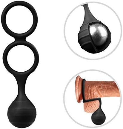 Six Toy for Men's Oral USB Rechargeable Multiple Speed Shaking Ring Waterproof Silicone Men Alluring Rooster Ring Massage for Male T-Shirt