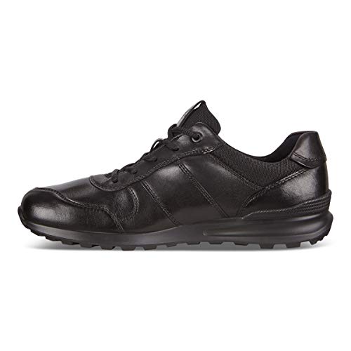 ECCO Mens Cs20 Premium Trainer Black Cow Leather Cross Training Shoes