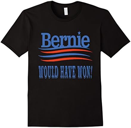 Men's Bernie Would have Won! I Voted Bernie T-Shirt XL Black
