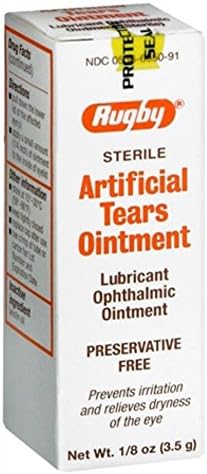 Rugby Artificial Tears Ointment 1/8 oz