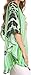 Sakkas SS1608 - Balloon Top Tallulah Wide Circle Blouse Poncho Top With Tie Neck Enclosure With Beads - Bright Green / Multi - OS