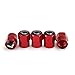 TK-KLZ 5Pcs Car Wheel Tires Valve Stem Caps for Chevrolet New Corvette Decorative Accessory