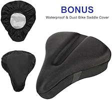 spin bike gel seat cover