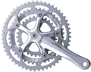 shimano 9 speed triple chainset