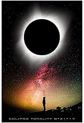 Total Solar Eclipse Commemorative Poster - NASA Space Image Poster 24" x 36" (Unframed) - Certified DigitalFusion CTI Print with Archival Inks. Printed in The U.S.A