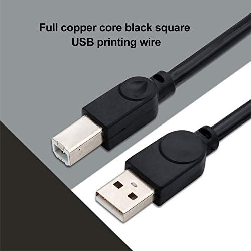 GUANGS 1.5m USB 2.0 Type A to B Square Mouth Printer Scanner Data Transfer Cable Cord