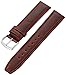 Hadley-Roma Men's MSM881RB-190 19-mm Brown Oil-Tan Leather Watch Strap