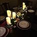 Remote Included Realistic Dancing Flameless Wax Pillar Candle, Moving Wick Candle with Timer,3.5