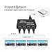 Tiscen 4K 1x4 HDMI Splitter (with Power Supply), 1 in 4 Out Port Powered V1.4b 4K@60Hz Video Converter with Full Ultra HD 1080P, 4Kx2K and 3D Resolutions (1 Input to 4 Outputs)