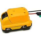IRONFACE Adapter for DWALT 12v Max Battery with 30A Fuse, Power Connector, Power Tool Battery Converters, for DIY Electronic Projects Such as 12v Lights Mechanics Motors Cart etc.