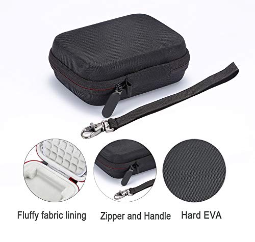 Hard Case for Samsung T5/T3/T1 Portable 250GB 500GB 1TB 2TB SSD USB 3.0 External Solid State Drives, Carrying Storage Bag - Black - Thumbnail 4