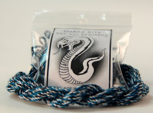 Snake Bite Yo-Yo Strings - 100% Polyester multi-color Strings- 10 pack YoYo strings Night Snake