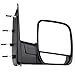 SCITOO Towing Mirror Passenger Side Fit for Ford Exterior Accessories Mirror Fit 2002-2008 for Ford E150 E250 E350 E450 E550 Van with Duel Glass Foldable Manual Controlling Features