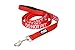Dexil Limited DO NOT PET Red Color Coded 2 4 6 Foot Padded Dog Leash Prevents Accidents by Warning Others of Your Dog in Advance (6ft)