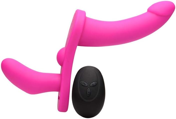 XR Brands SU Double Take, Penetration, Strap-On Harness, Purple, 526.64 g, AF864-PURPLE - Image 5