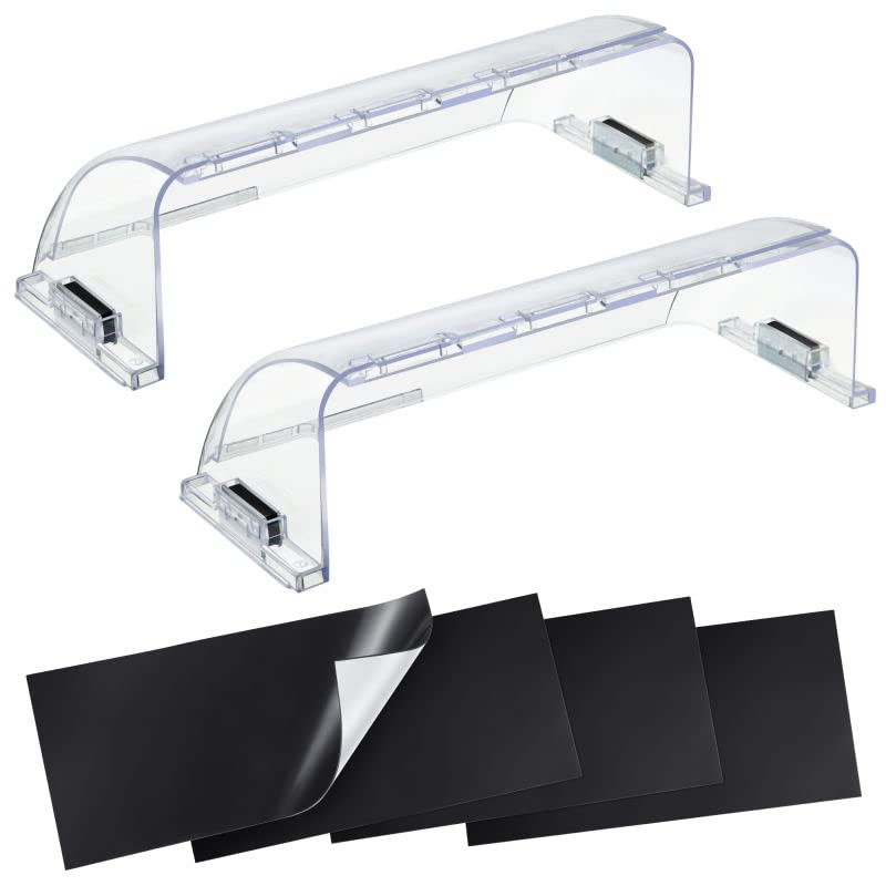 Photo 1 of Saillong 2 Pack Wide Adjustable Vent Deflectors, with 4 Magnetic Vent Covers, Magnetic Vent Diverter Air Ventilation Accessories Set for Home Sidewall Ceiling Registers and Vents (10-14 Inch)