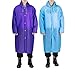 Opret 2 Pack Portable EVA Raincoats for Adults, Reusable Rain Ponchos with Hoods and Sleeves Lightweight Raincoats, Perfect for Outdoor Activities, Blue&Purple