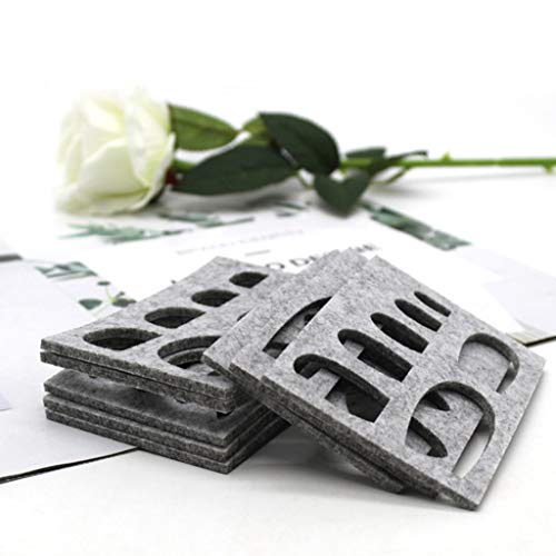image for Eyessssty 8pcs Needle Felting Applique Mold,Wool Felt Mold DIY Craft T