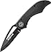 Schrade SCH405 5.6in Ceramic Folding Knife with 2.4in Drop Point Blade and Carbon Fiber Handle for Outdoor Survival, Tactical, Camping and EDC
