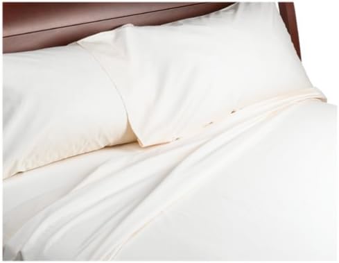 Distinctive Home 500-Thread-Count Cotton Sateen King Sheet Set, Ivory