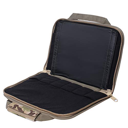 Kylebooker Tactical Deluxe Pistol Case Double Handgun Range Bags (CP)