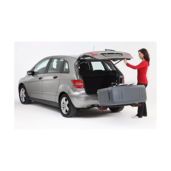 Westfalia Transportbox für Fahrradträger BC 60, bikelander und bikelander classic - wasserdichte Heckbox mit 200l… – Bild 6