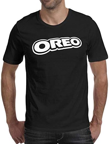 JIAJIAJIAN Vintage Men Music Fans Fashion Cotton Oreo-Cookie- Short Sleeve T-Shirt