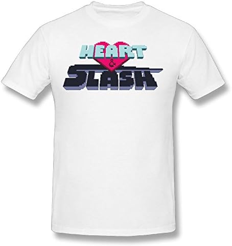 CZHYMY Men's Heart&amp;Slash T Shirt