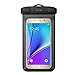 Universal Waterproof Case, iThroughTM 65ft(20M) Diving Pouch, Universal Waterproof Bag, Dry Protection for All Phones iPhone 5s/5c//6s/6 plus Galaxy S5 S6 S7 Edge plus Note 3 4 5 (Black)