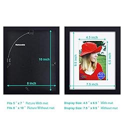 RPJC 8x10 inch Picture Frames Made of Solid Wood