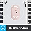 Logitech Pebble Wireless Mouse with Bluetooth or 2.4 GHz Receiver, Silent, Slim Computer Mouse with Quiet Clicks, for…