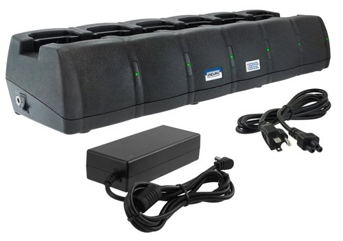 Power Products Endura EC6M+TWP-MT3 6-unit charger for Motorola CP150 CP200, CP250, EP450, PR400 Series
