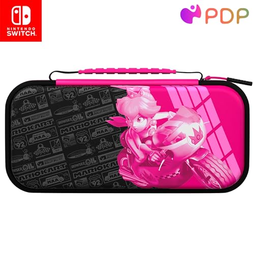 PDP Travel Case Plus Glow Grand Prix Peach Nintendo Switch en promo sur Amazon