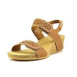 Clarks Alto Anthem Women W Leather Wedge Sandal