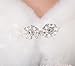 WDING Bridal Warm Fur Shawl White Wedding Bolero Wrap Cape Stole Women Coat