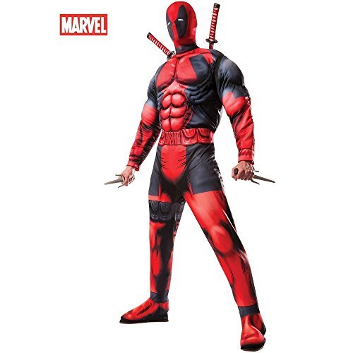 Deluxe Deadpool Costume - Standard - Chest Size 44