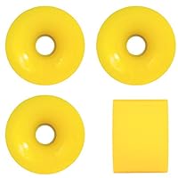 OJ III Skateboard Longboard Wheels 75mm Willis Kimbel Thunder Juice 78A Yellow