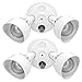 Onforu 2 Pack Dusk to Dawn Security Lights 400W Equiv., Outdoor Flood Lights, 50W 4500lm LED Photocell Lights Fixture with 2 Adjustable Head, IP65 Waterproof Exterior Light for Garage Patio Yard