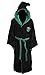 Harry Potter House Adult Fleece Hooded Bathrobe (One Size)