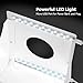 Portable Photo Studio Light Box for Jewellery and Small Items Portable Folding Photography Photo Lighting Studio Box Booth Shooting Tent Kit (2x20 LED Lights 6 Colors Backdrops)