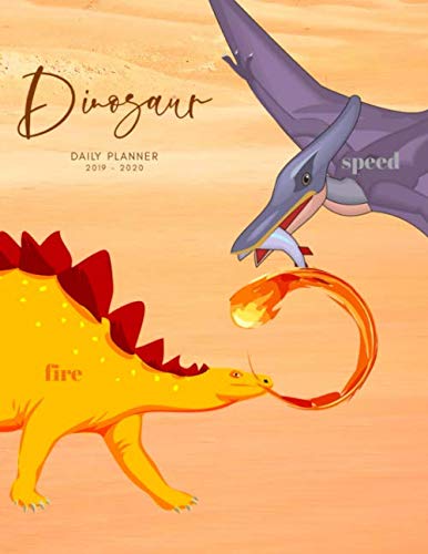 2019 2020 15 Months Dinosaur Daily Planner: Academic Hourly Organizer In 15 Minute Interval; Appointment Calendar With Address Book, Password Log & ... Oct 2019 To Dec 2020 With Julian Dates by Zen Hourly Planner