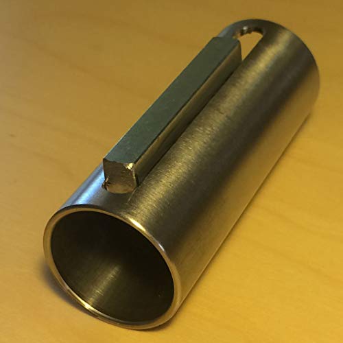 Stevlogs Engine 1" to 1-1/8" Crankshaft Sleeve Adapter Crank Shaft Bushing Converter Pulley Bore Reducer 1/4" Keystock