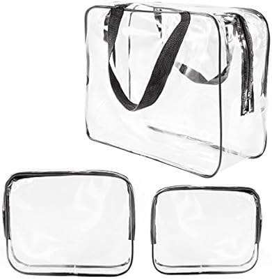mens clear travel toiletry bag