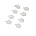 ReFaxi30Pcs Pet Dog Puppy Paw Print Metal Footprint Animal Pendant Charm Necklace Bracelet Antique Silver