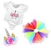iBayda 3pc/Set Dolls Unicorn Clothes, Headband, Tutu for 18 inch Girl, Journey Girl Dolls