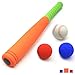 CELEMOON 21-Inch Kids Soft Foam Baseball Bat Toy + Different Colored Balls Included+ Carrying Bag, for Kids Over 3 Years Old