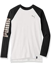PUMA Raglan - Camiseta de manga larga para niño