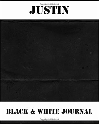 Black White Journal Justin Ebooks - 